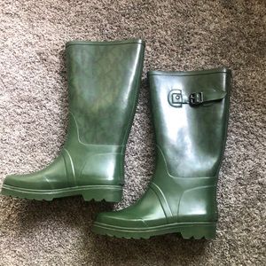 Michael Kors Green Rainboots